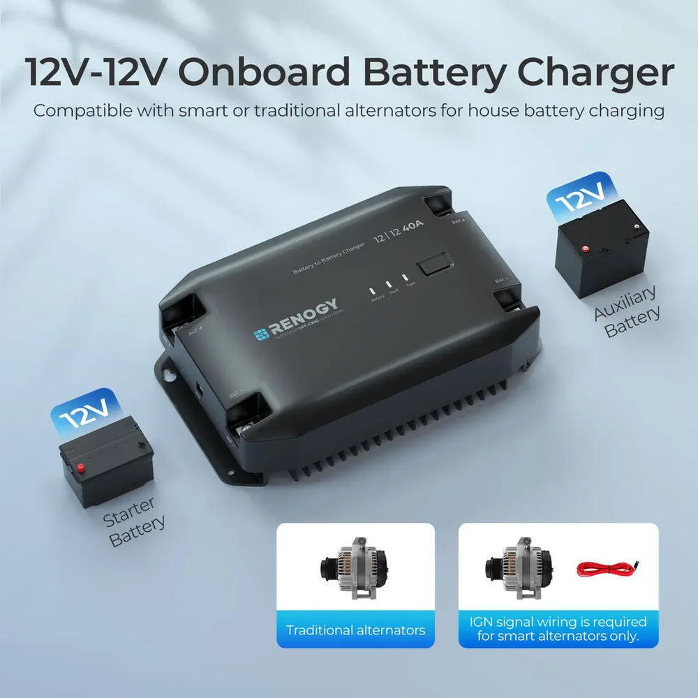 12V 40A DC-DC BATTERY CHARGER
