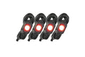 9 WATT LED ROCK LIGHT 4 POD KIT AMBER