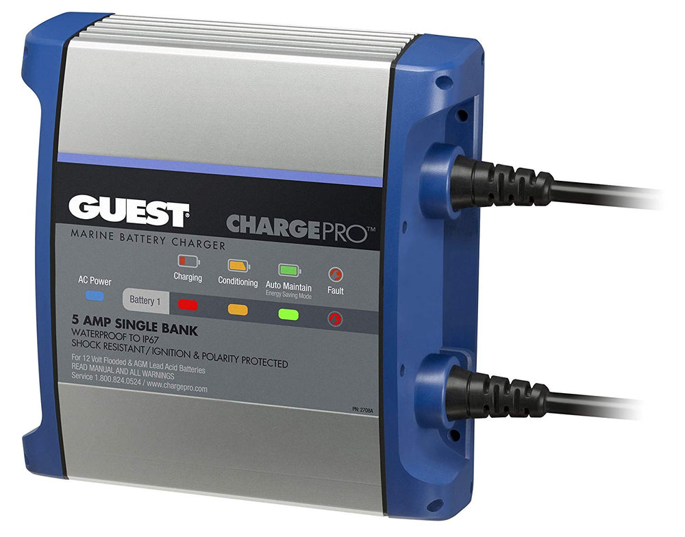CHARGEPRO ONBOARD BATTERY CHARGER5A/12V 1 BANK 120V INPUT