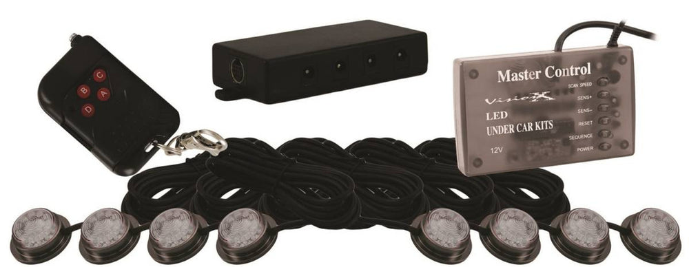 LED STROBE AND ROCK LIGHT KIT SUPERWHITE