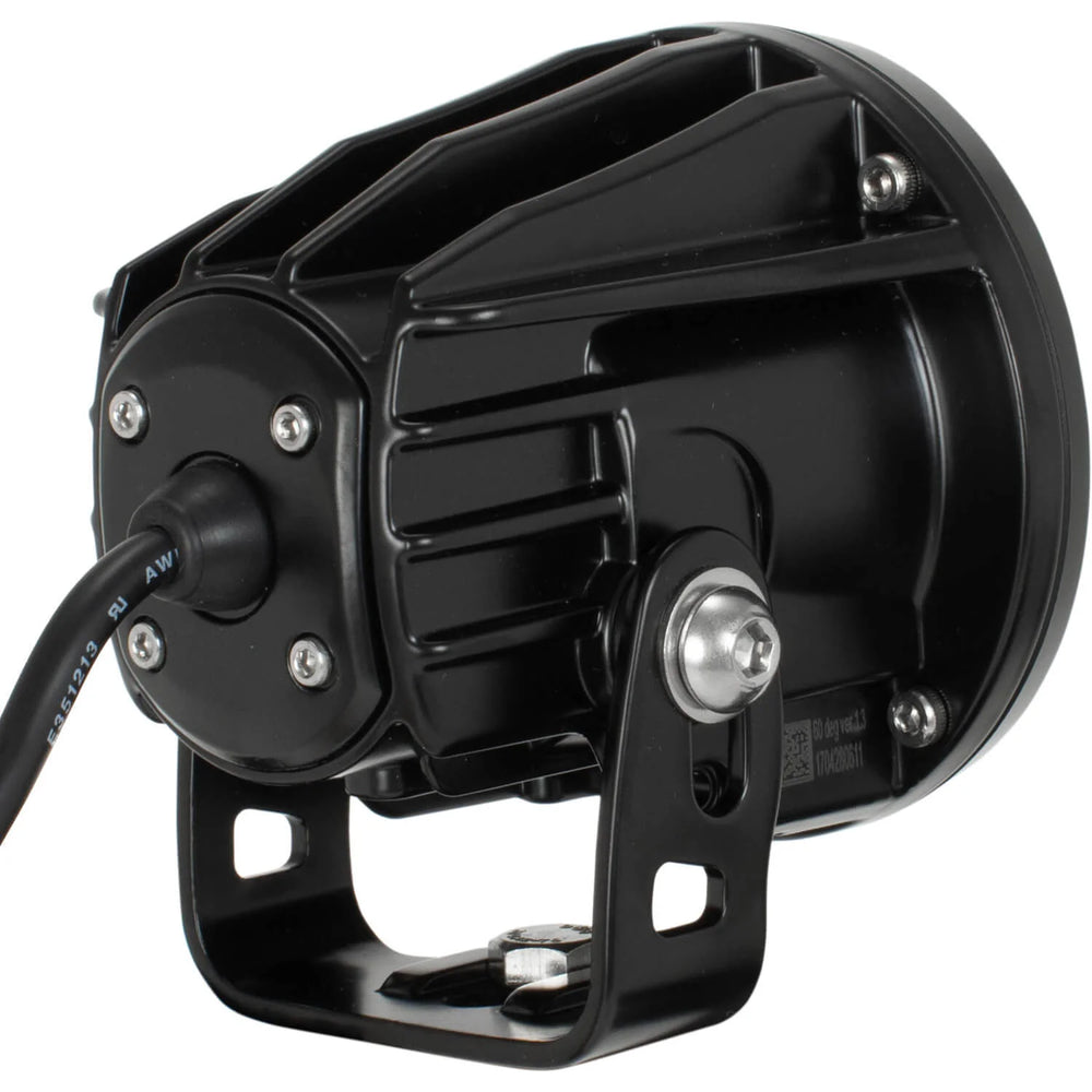 OPTIMUS ROUND BLACK 1 10W LED 10 DEG NARROW