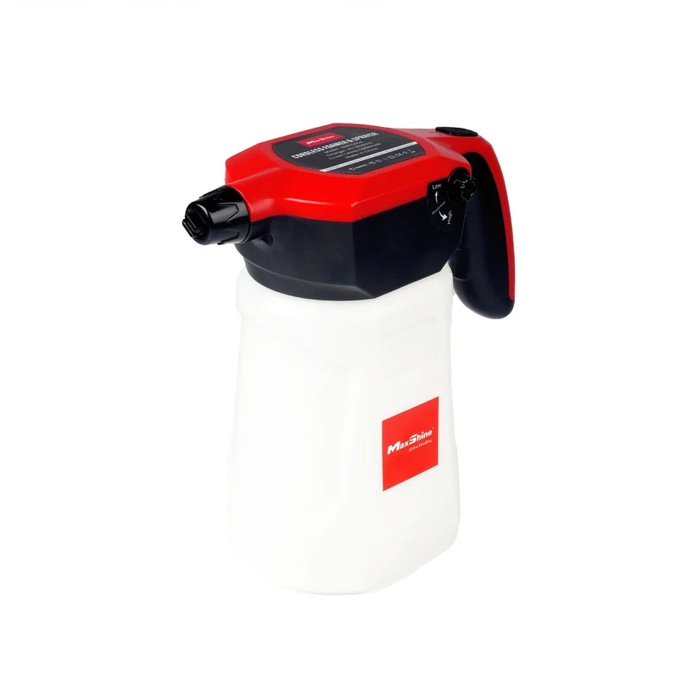 CORDLESS FOAMER & SPRAYERBLACK & RED