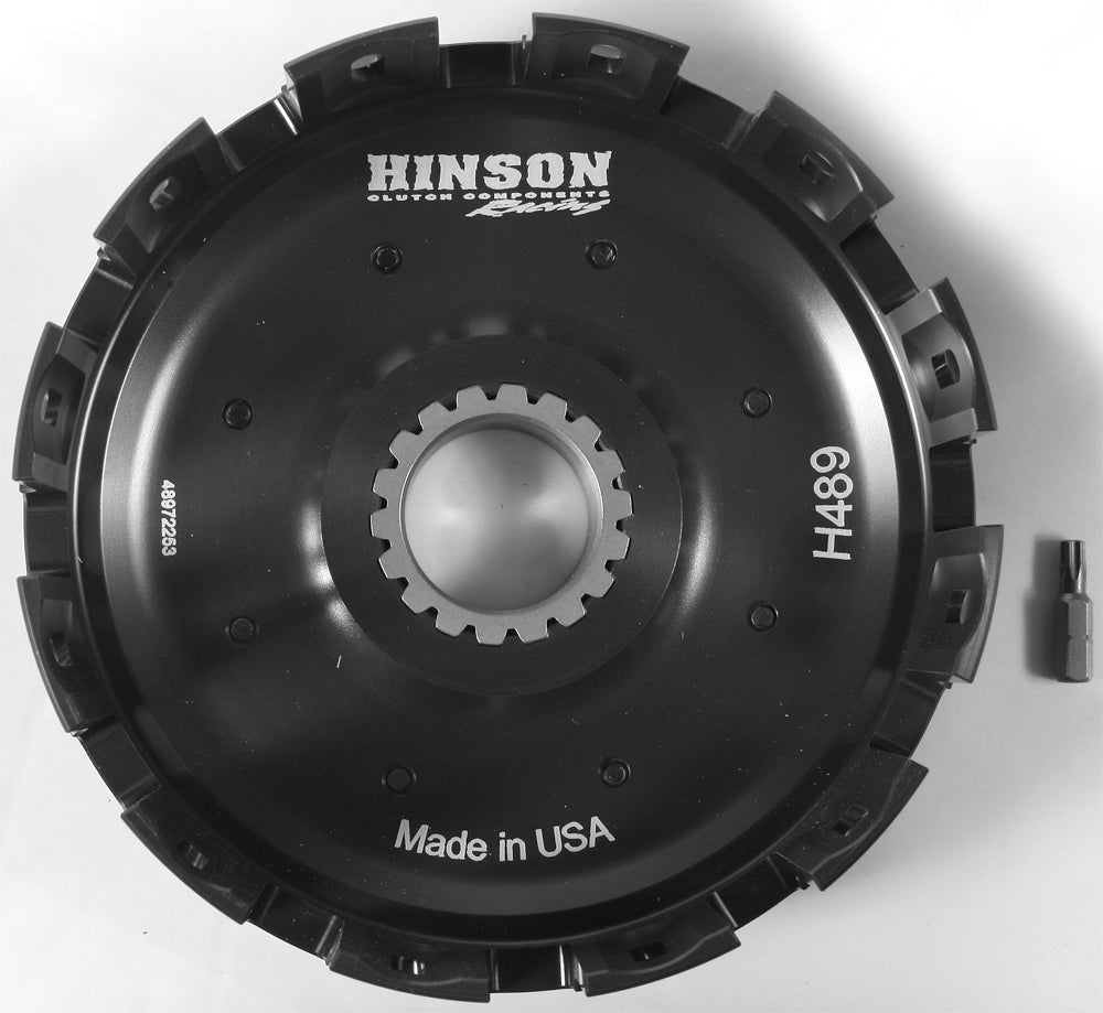 BILLET CLUTCH BASKET HON CRF450R W/KICKSTARTER GEAR