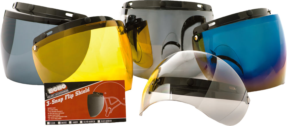 3-SNAP FLIP SHIELD AMBER
