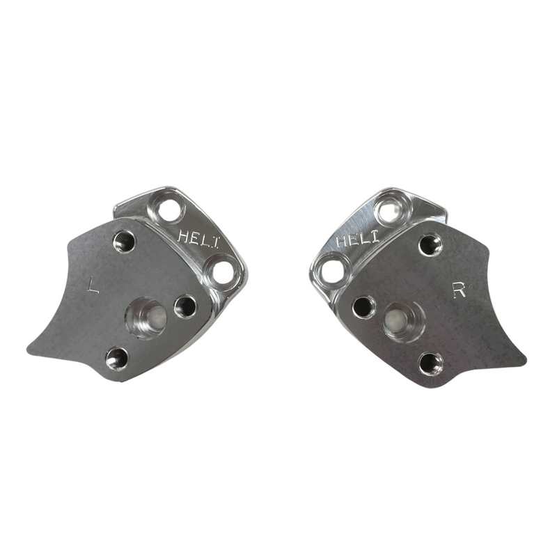 HANDLEBAR RISERS SILVER YAM