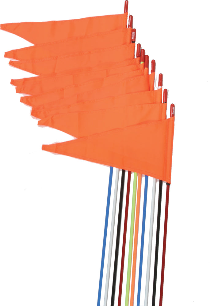 SAFETY FLAGS STUD MOUNT ORANGE 7' 10/PK