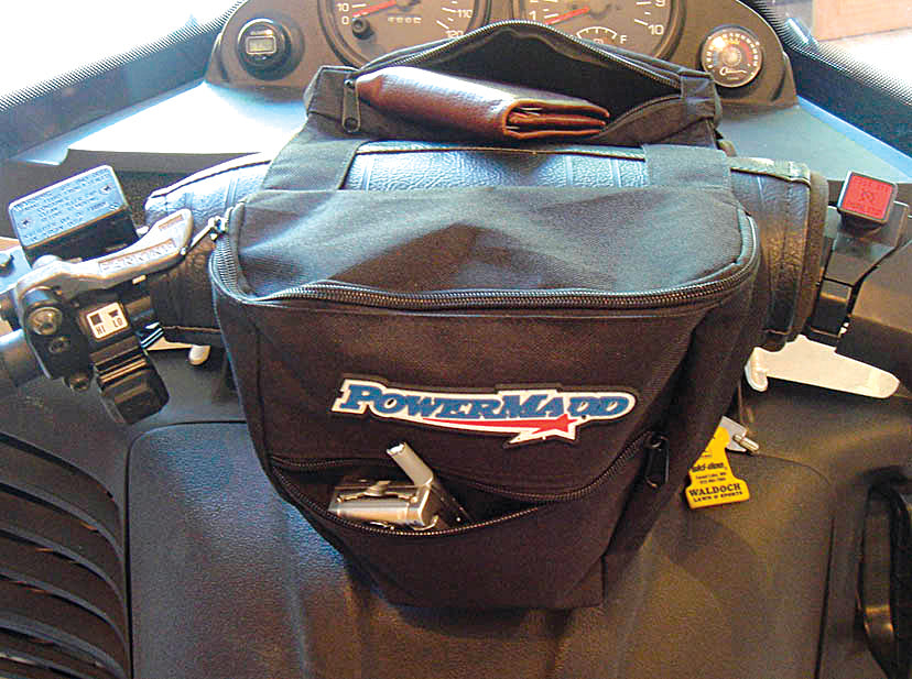 HANDLEBAR POUCH HATSACK DELUXE BLACK