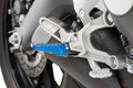 FOOTPEGS RACING BLUE PAIR