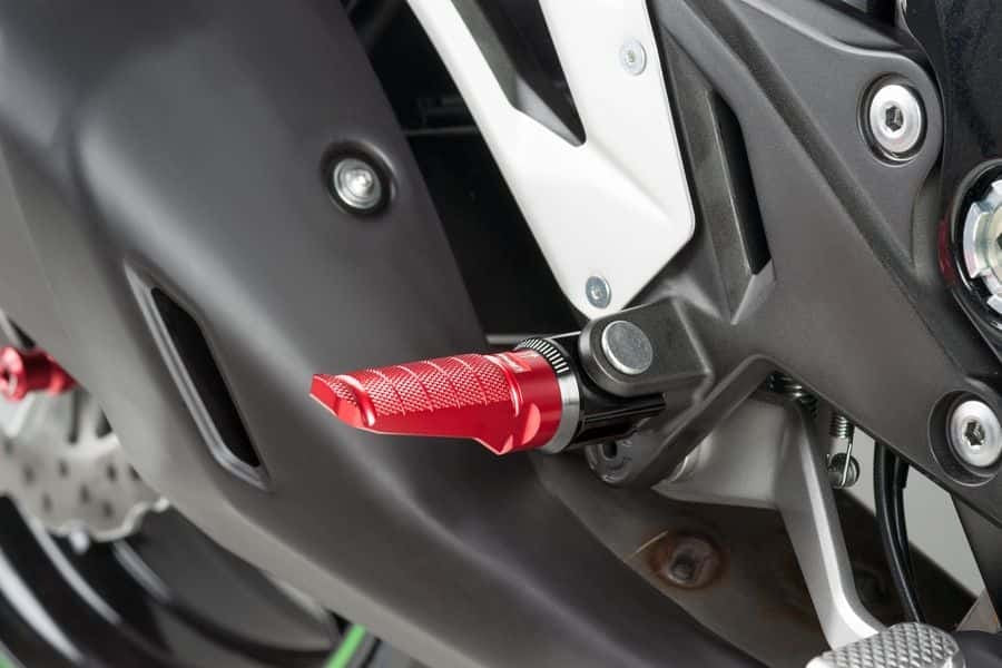 FOOTPEGS RACING RED PAIR