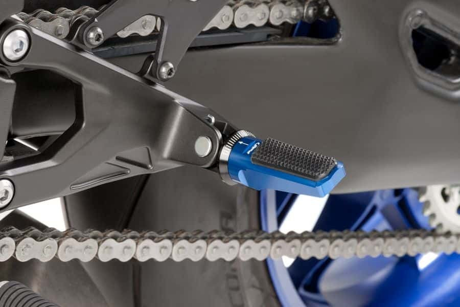 FOOTPEGS SPORT BLUE PAIR