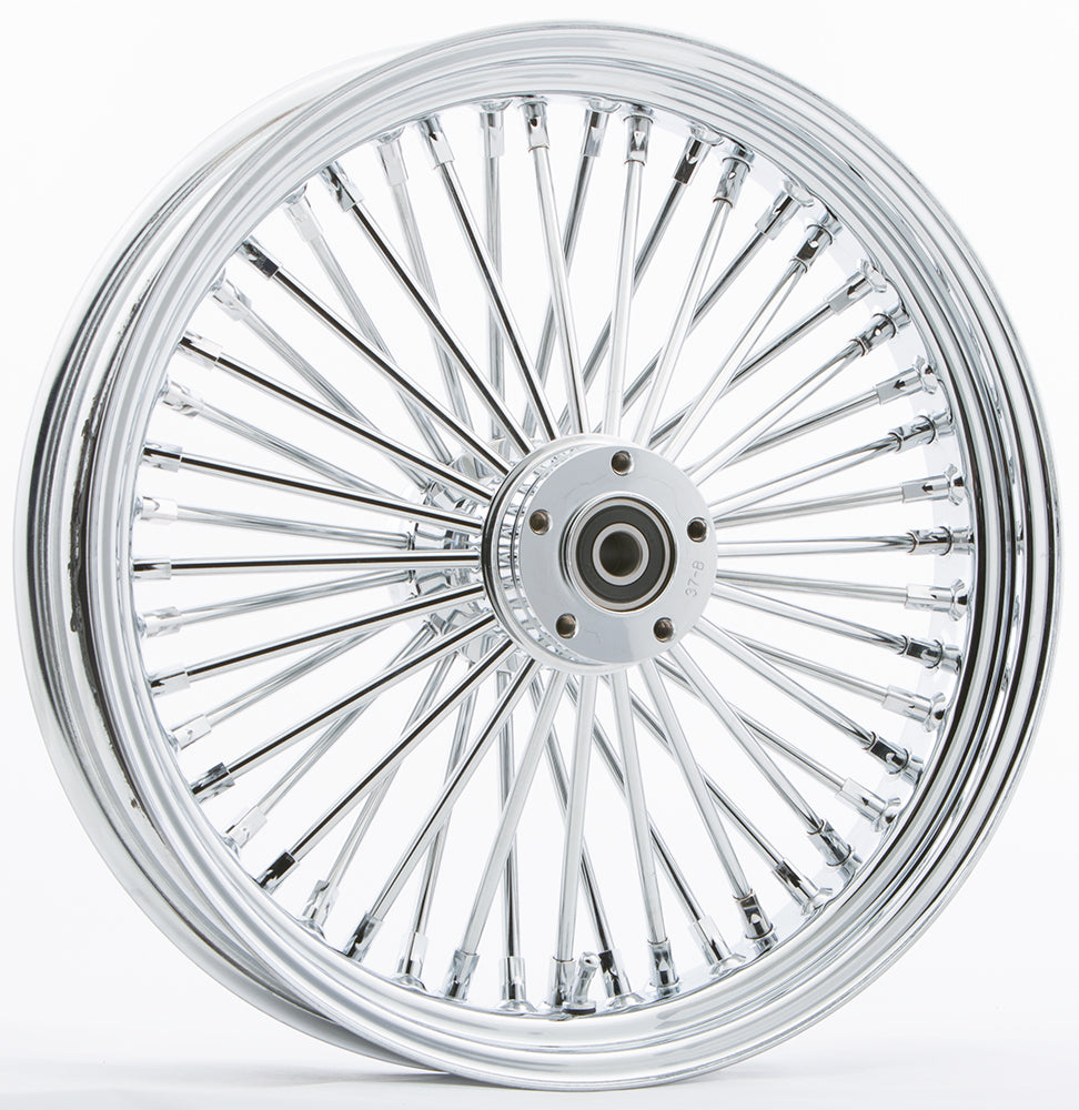 RR 48-SPK CHROME 16X3.5 BT/XL-HUB 3/4" AXL 00 LTR