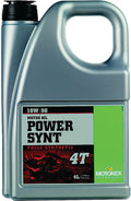 POWER SYNTHETIC OIL 10W50 4T 4L (4/CASE  SOLD EA)