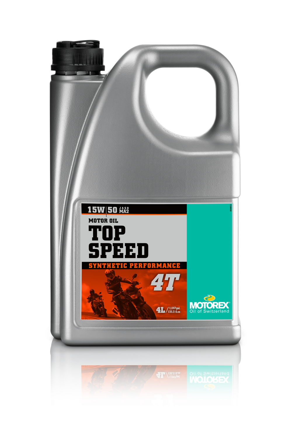 TOP SPEED MOTOR OIL 15W50  4T 4L (4/CASE  SOLD EA)