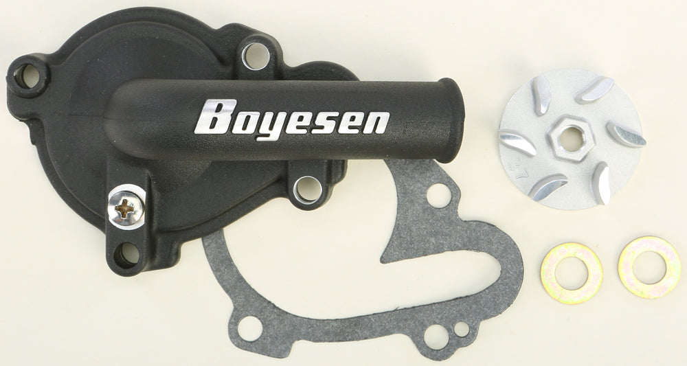WATERPUMP COVER & IMPELLER KIT BLACK
