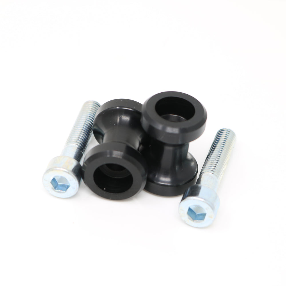 SWINGARM SPOOLS BLACK 8MM