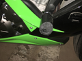 FRAME SLIDERS NO CUT BLACK KAW