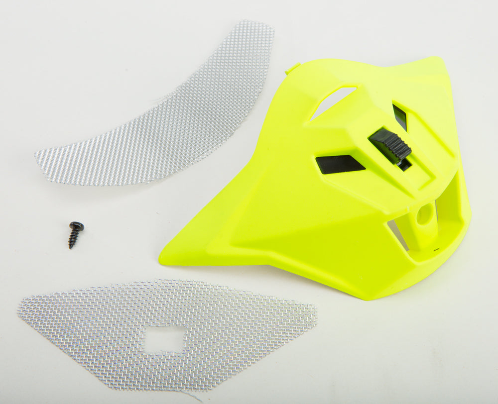 MOUTH VENT MATTE HI-VIS YELLOW W/SCREWS/SCREEN GM-11
