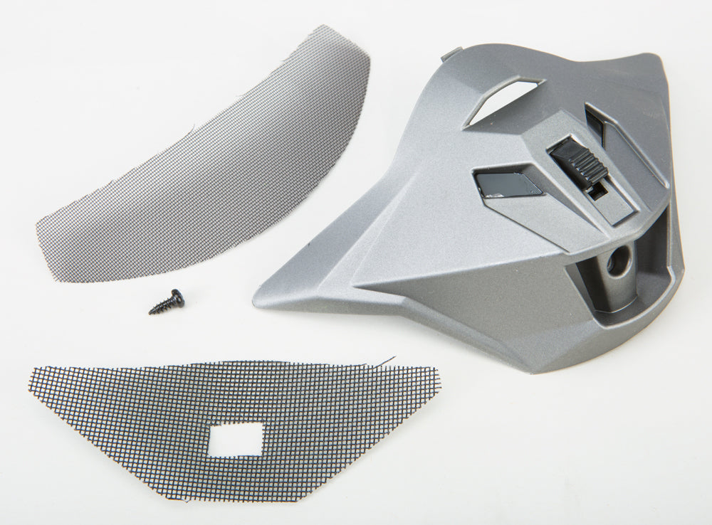 MOUTH VENT MATTE TITANIUM W/SCREWS/SCREEN GM-11