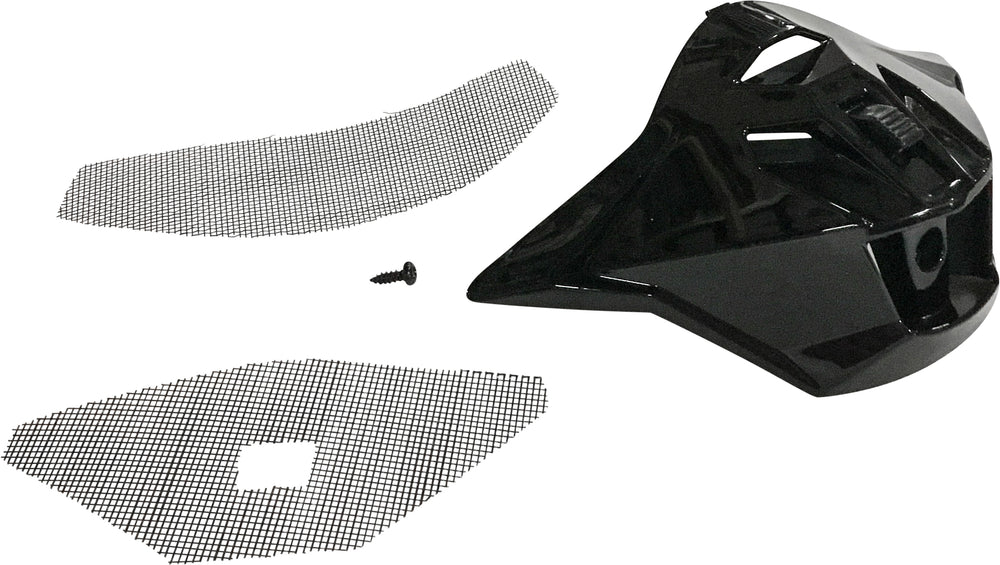 MOUTH VENT BLACK W/SCREWS/SCREEN GM-11