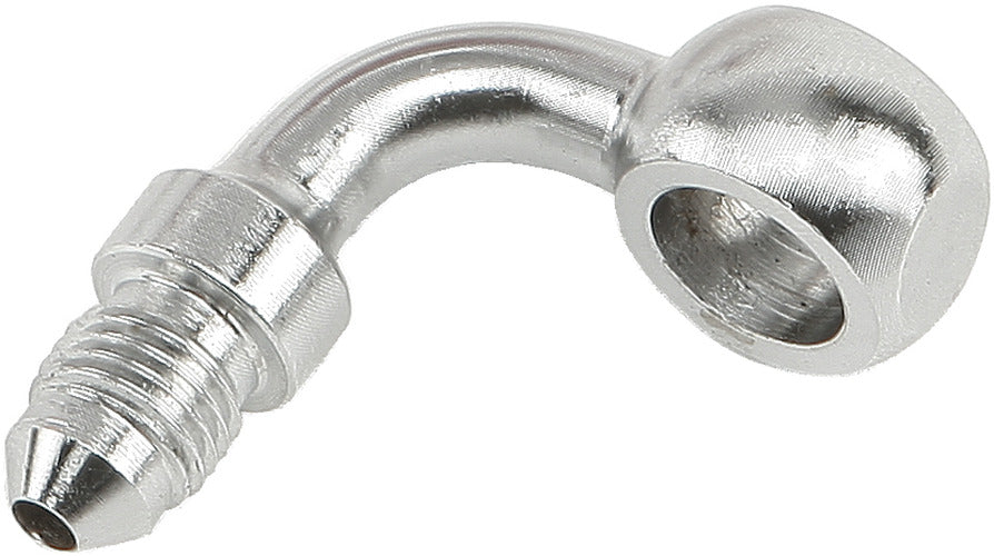 90 DEGREE BANJO CHROME 3/8"