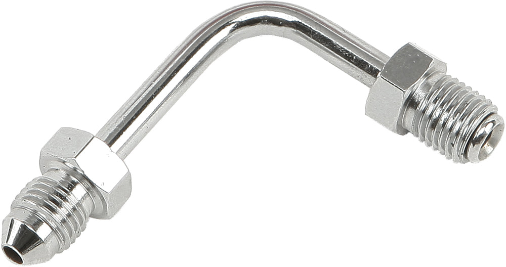 JIC TO -3 TUBE ADAPTER 90 DEGREE SHORT STAINLESS 3/8"