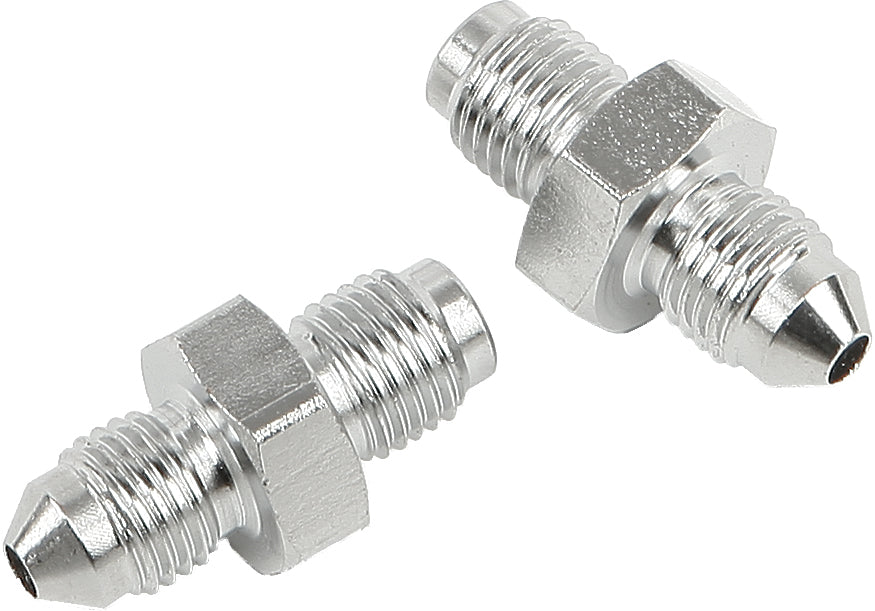 JIC TO -3 TUBE ADAPTER PAIR 3/8-24 MALE CHROME 3/8"