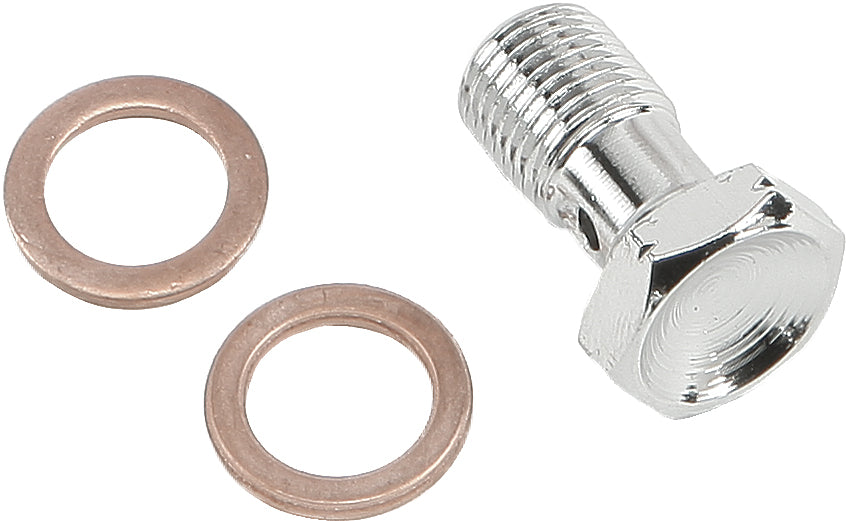 BANJO BOLT CHROME 10MMX1.0 SHORT