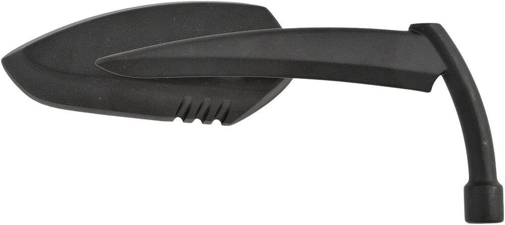MIRROR APACHE W/ KNIFE STEM MATTE BLACK RIGHT