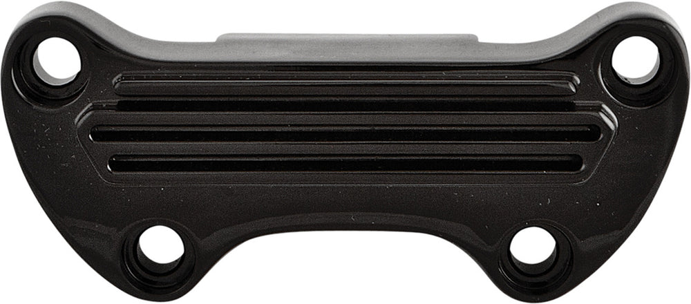 H-BAR CLAMP FINNED W/SKIRT BLACK
