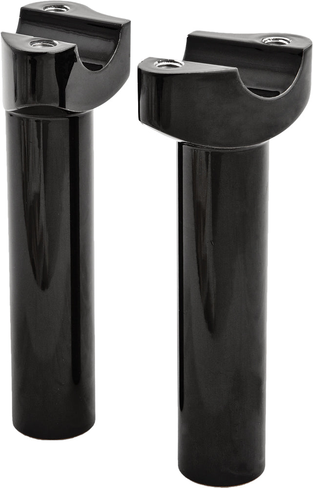 H-BAR RISERS 5.5"  STRAIGHT BLACK
