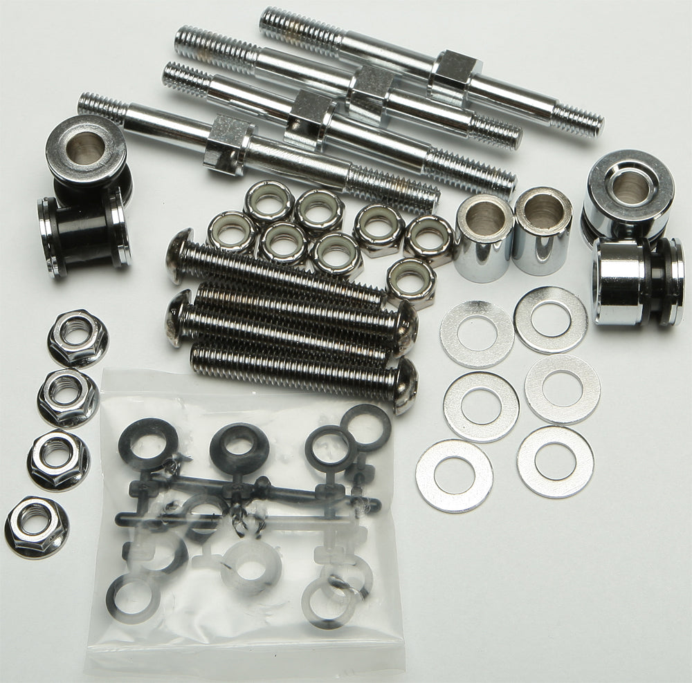 DOCKING HARDWARE KIT CHROME FLSTC 00-02