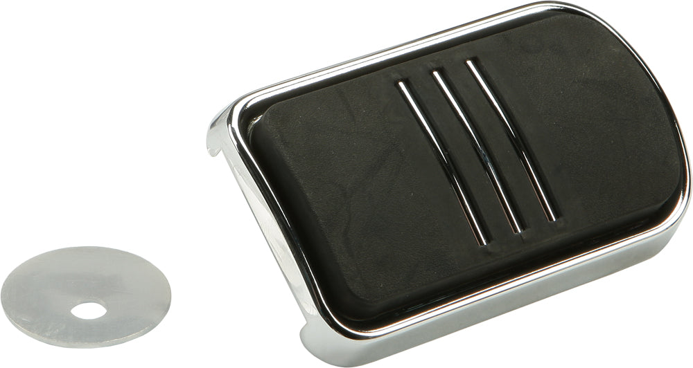 BRAKE PEDAL PAD CHROME FLT, FLST, FD