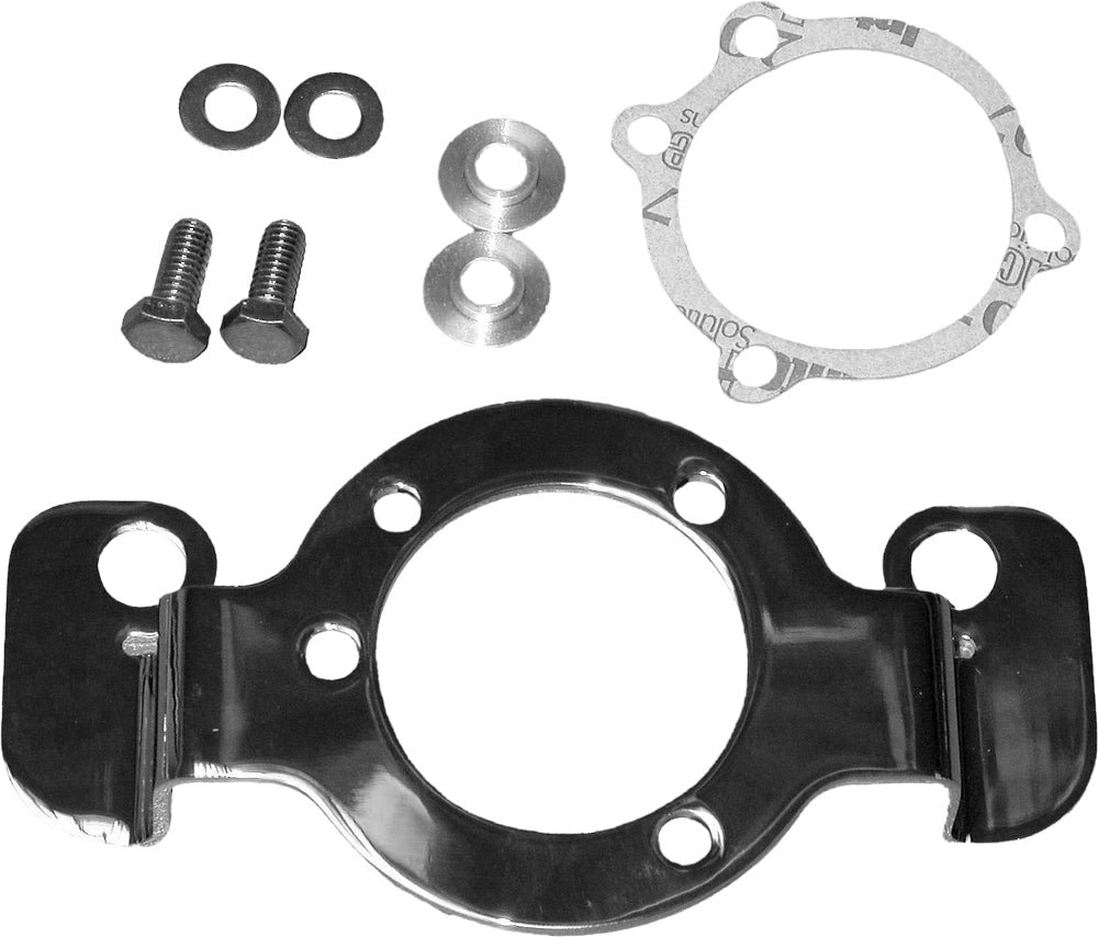 CARB SUPPORT BRACKET ONLY CHROME BIGTWIN 90-92