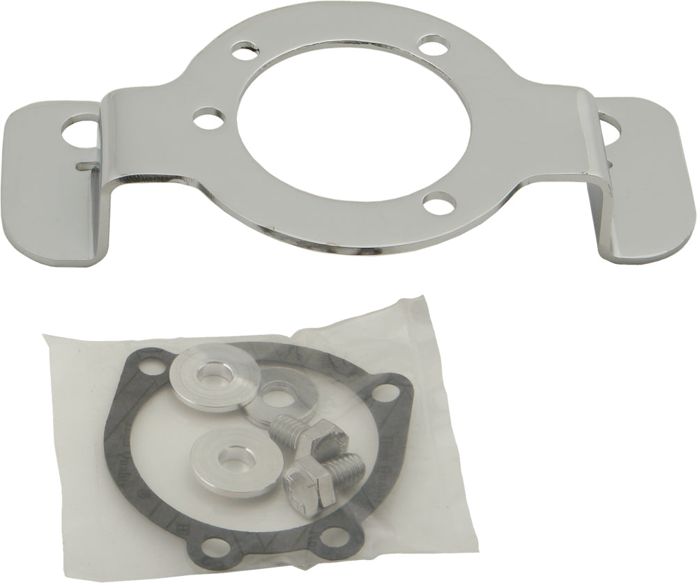 CARB SUPPORT BRACKET ONLY CHROME XL 88-90