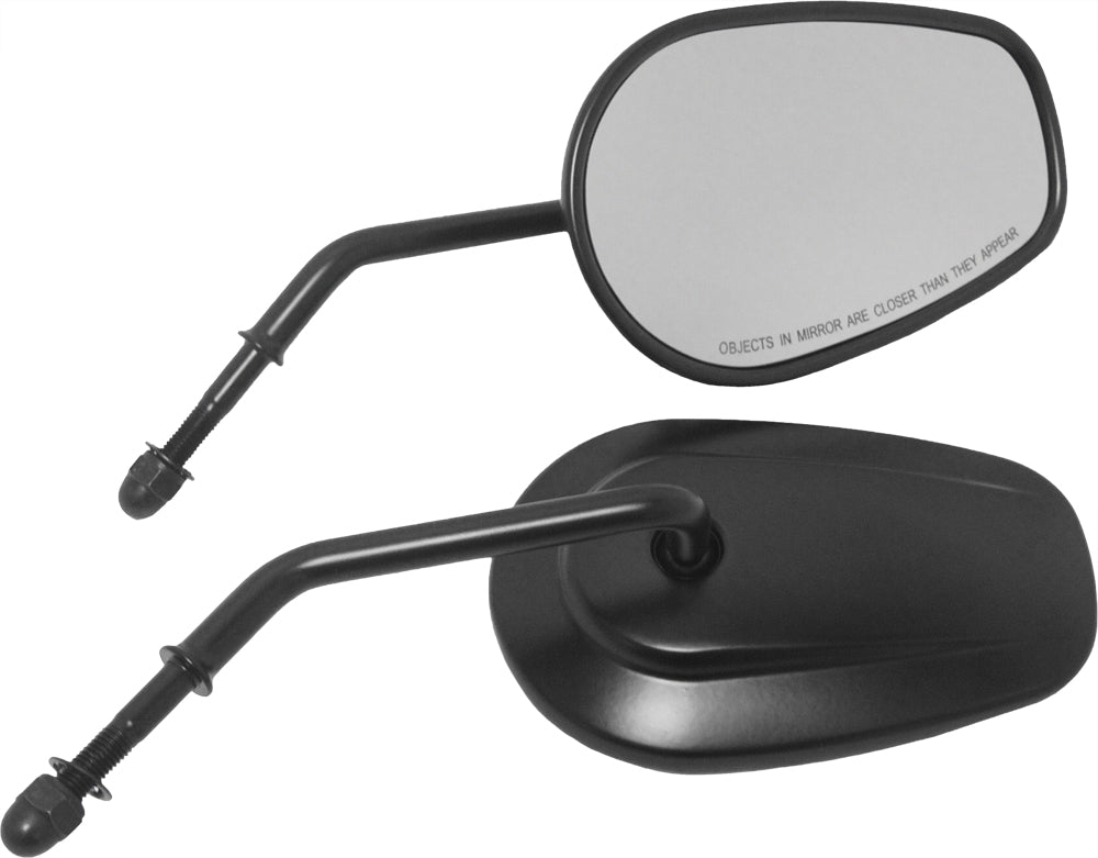 MIRROR OE STYLE TAPERED SHORT STEM BLACK
