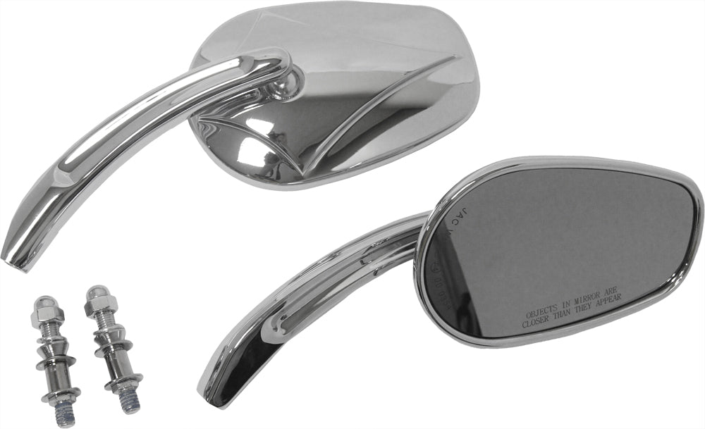 MIRRORS CHROME ARROW HEAD CHROME