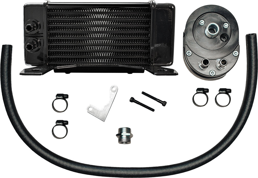 LOWMOUNT 10-ROW OIL COOLER BLACK