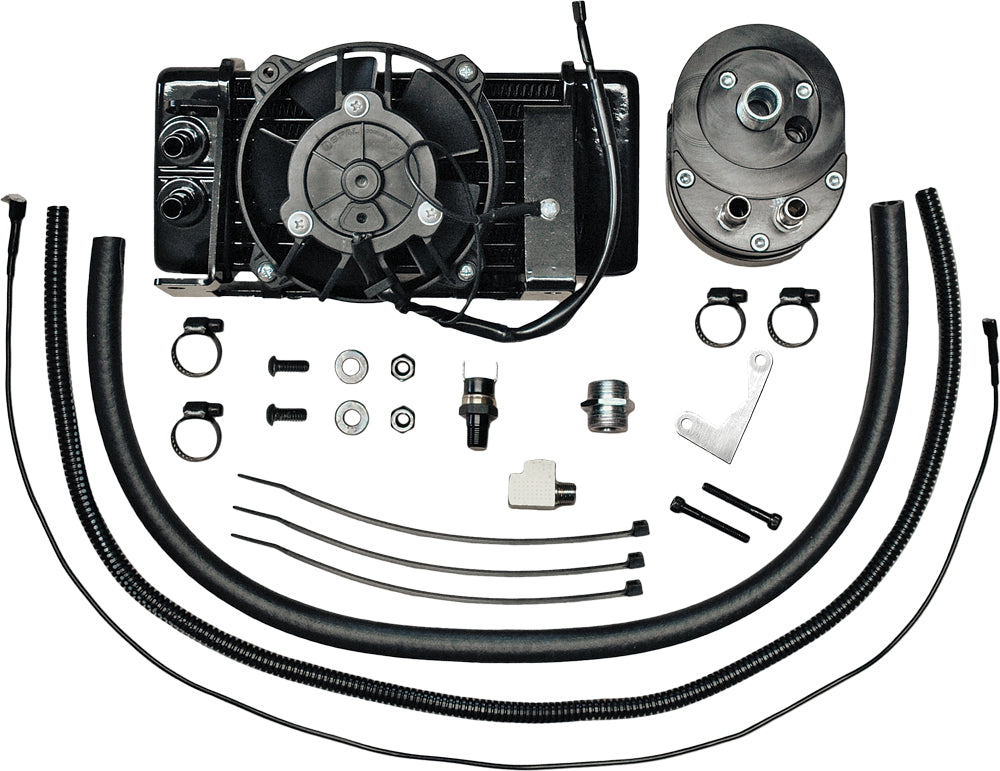 LOWMOUNT OIL COOLER FAN-ASSISTED