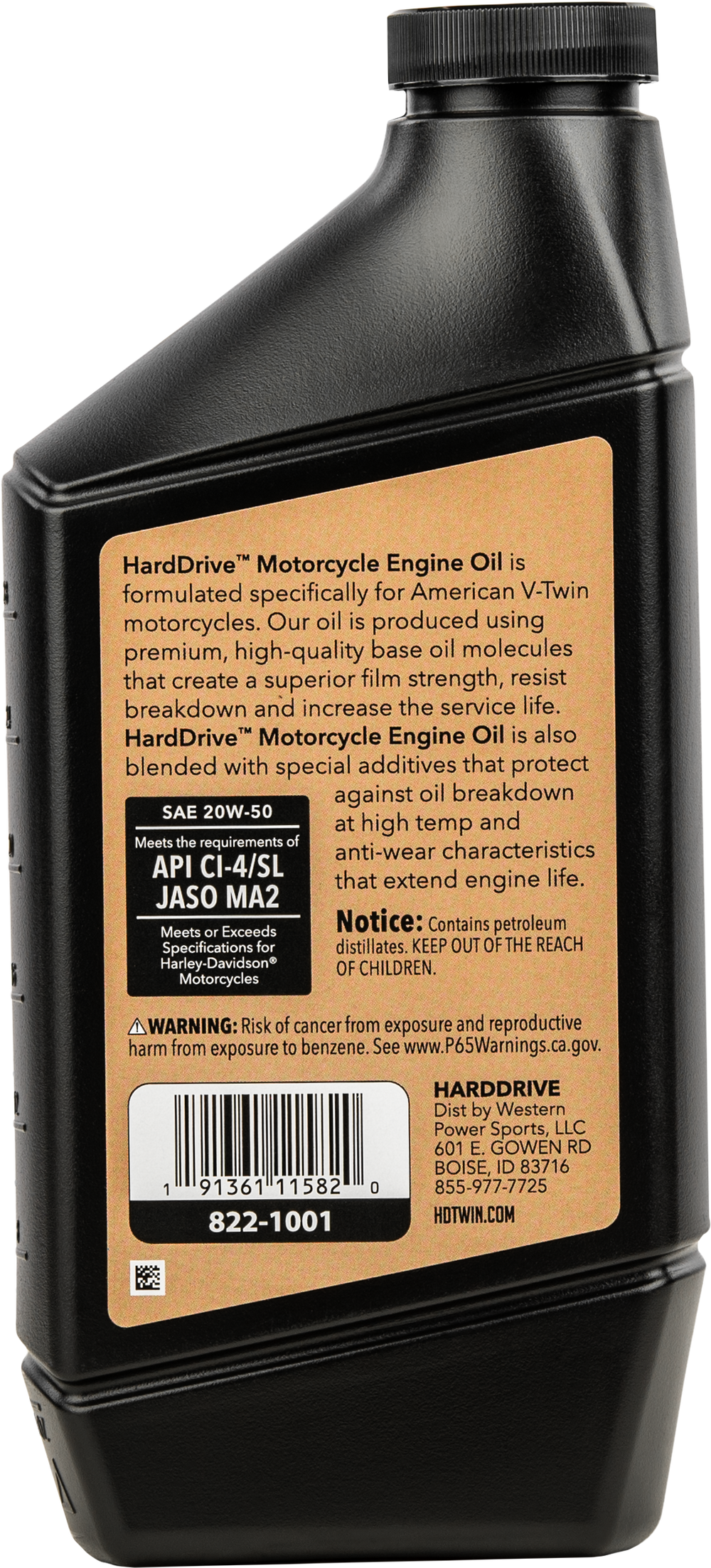 ENGINE OIL 20W50 1 QT (12/CASE) SOLD EA)
