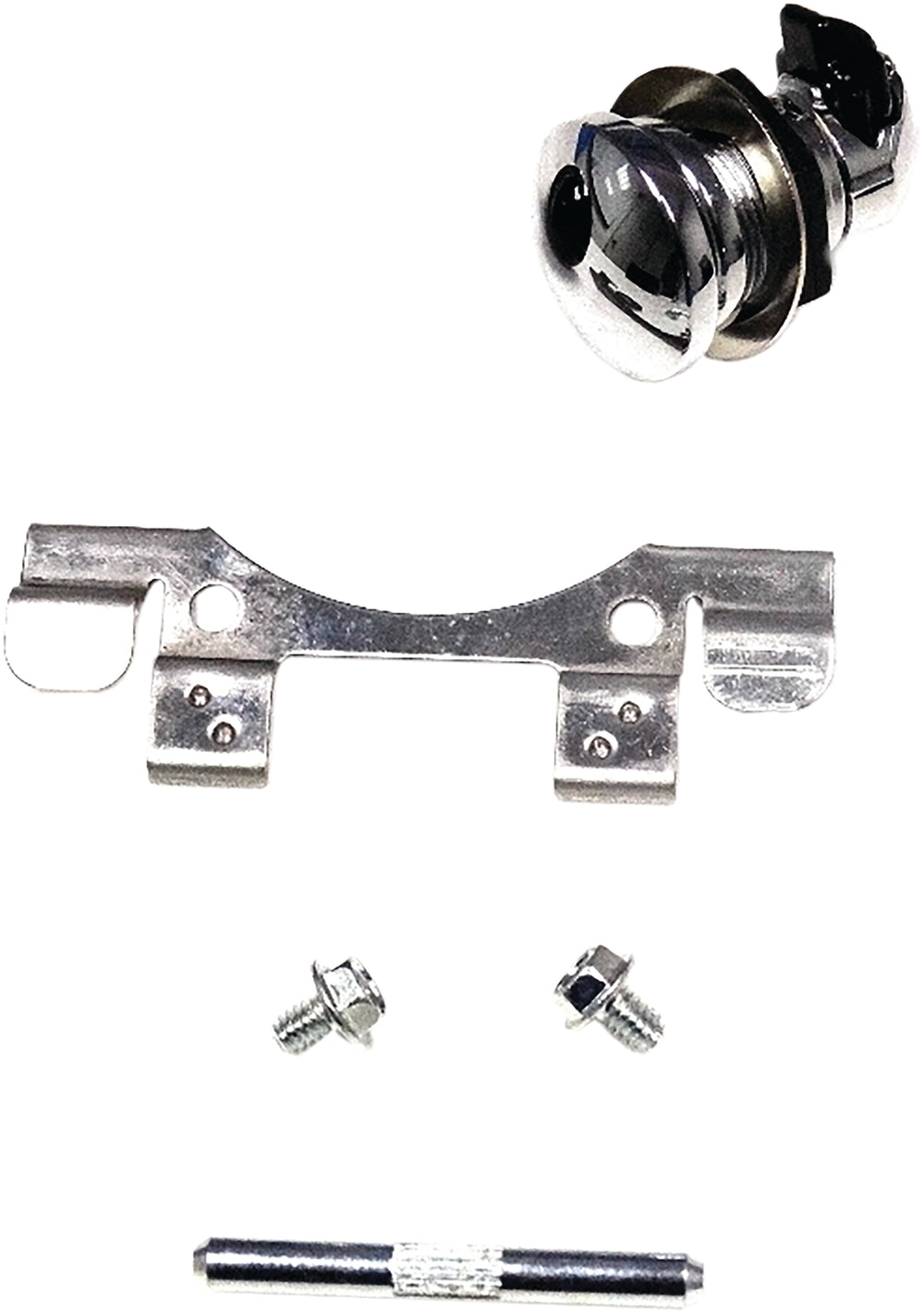PUSH BUTTON FUEL DOOR CHROME