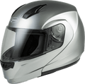 MD-04 MODULAR HELMET METALLIC SILVER 3X