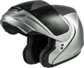 MD-04 MODULAR HELMET METALLIC SILVER 3X