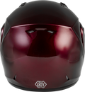 MD-04 MODULAR HELMET WINE RED 3X