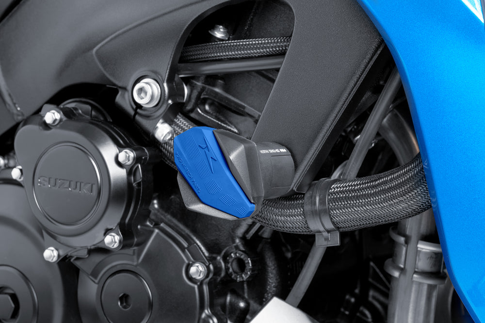 FRAME SLIDER R12 END BLUE