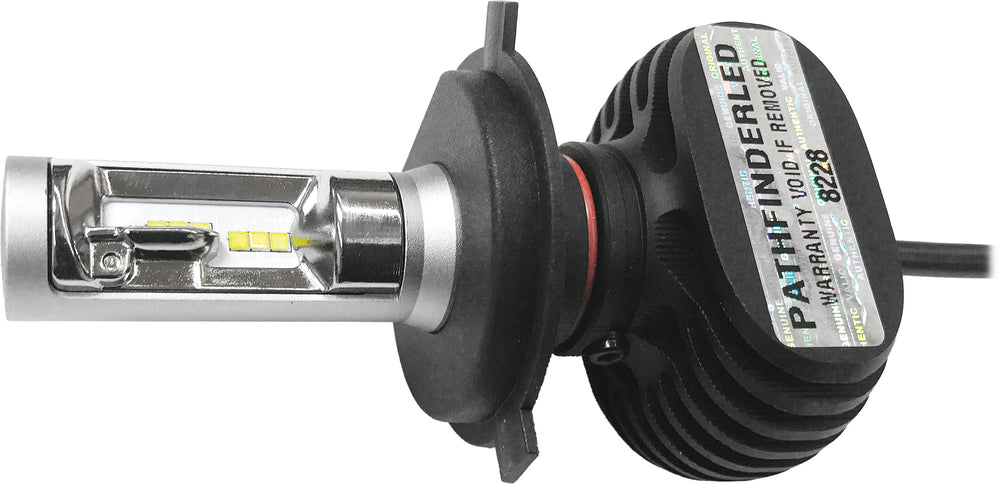 RUGGED FANLESS LED H4 BULB 4000LM