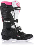 TECH 3 STELLA BOOTS BLACK/WHITE/PINK SZ 09