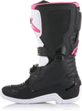 TECH 3 STELLA BOOTS BLACK/WHITE/PINK SZ 07