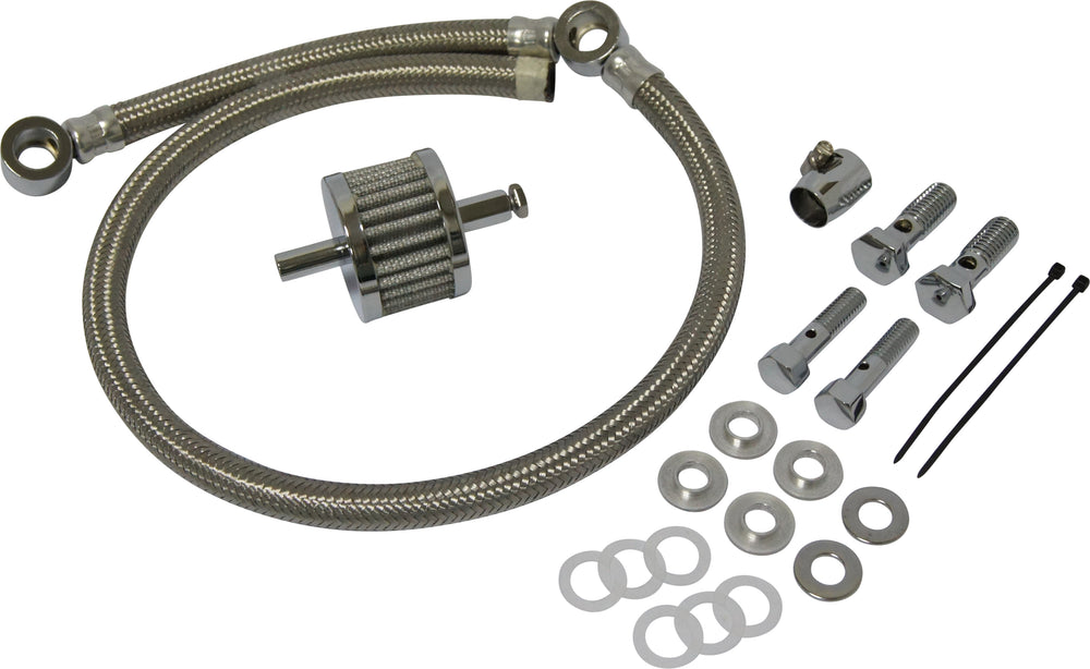 UNIVERSAL BREATHER HOSE KIT 93-16 CUSTOM APPS