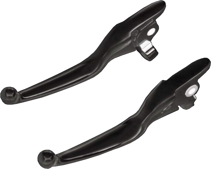 SMOOTH LEVER SET BLACK FLH/FLT 14-16 HYDRO CLUTCH