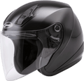 OF-17 OPEN-FACE HELMET BLACK 2X